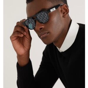 Dior Black Monogram Sunglasses
